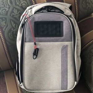 SOLGAARD Lifepack Backpack w/Solarbank Boombox Bluetooth Speaker #OS0050